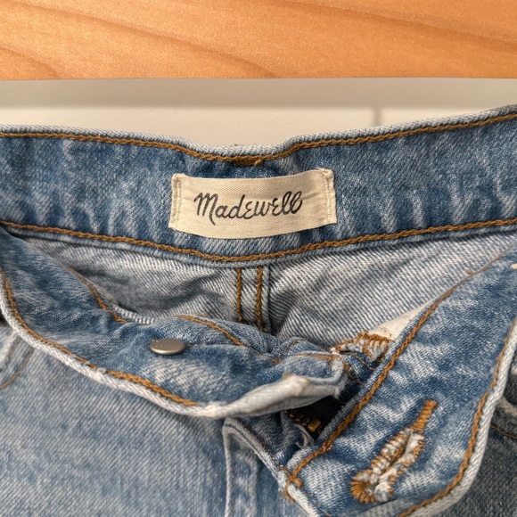 Madewell Light Wash Relaxed Denim Women's Shorts Size 25 - Picture 5 of 8